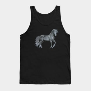 Trotting Horse Sketch Tank Top